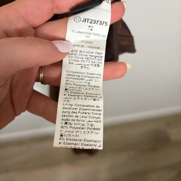 Elegant Chocolate Brown Strapless Corset Dress - Picture 9 of 10